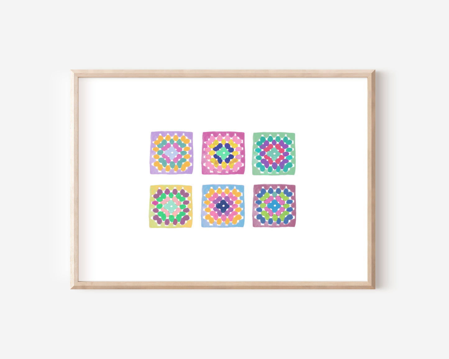 Granny Square Print