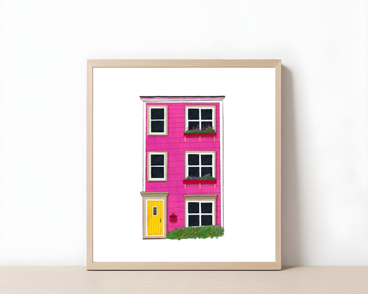 St. John's Row House - Pink