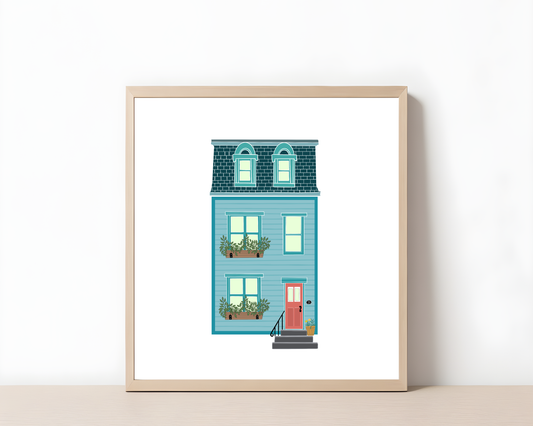 St. John's Row House - Teal